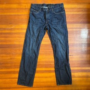 Calvin Klein Jeans Straight Cut Dark Wash Denim / Jean